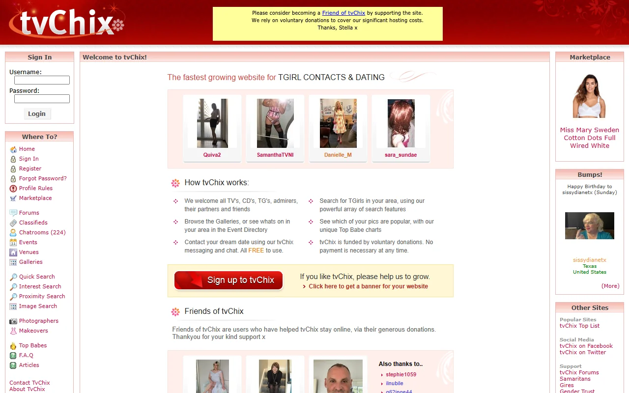 Screenshot: Tvchix Screenshot of Tvchix